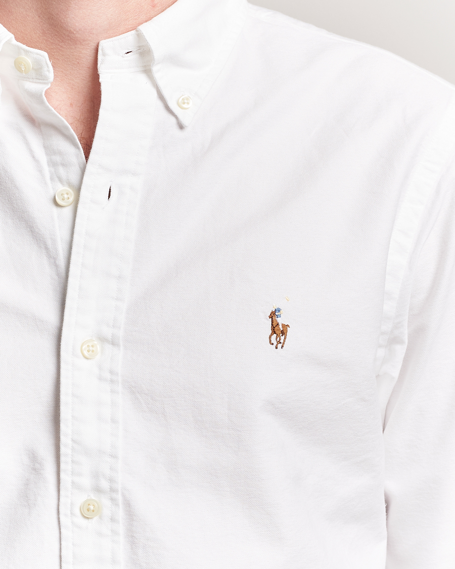 Hombres | Camisas | Polo Ralph Lauren | Custom Fit Oxford Shirt White