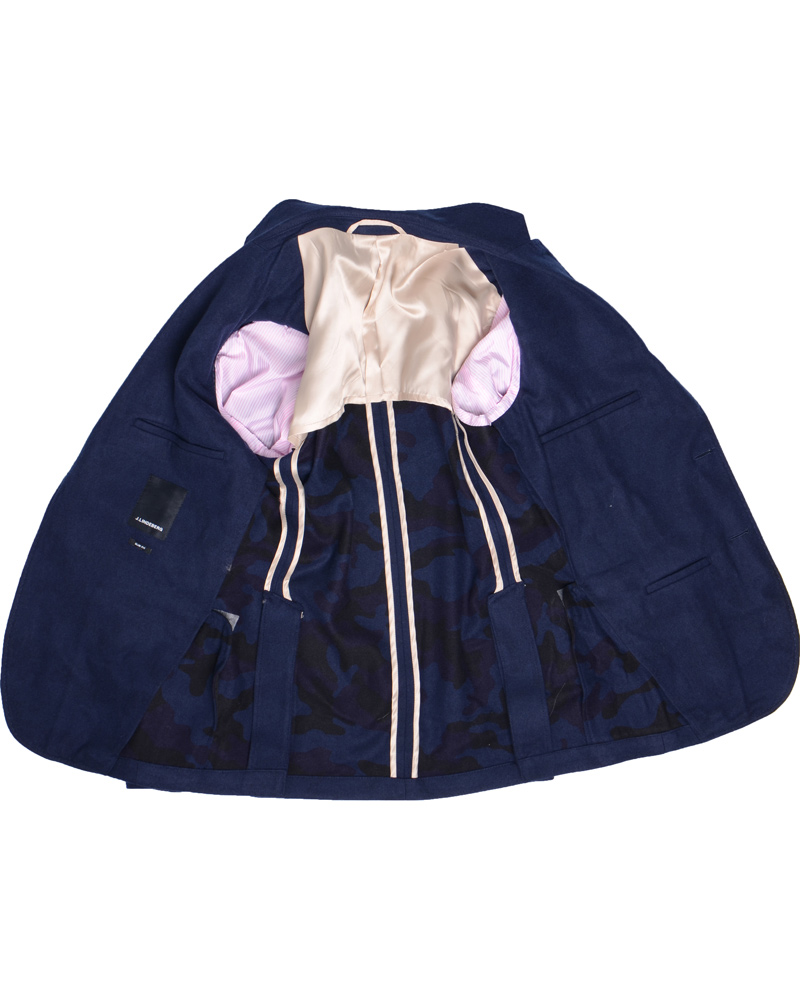 Hombres | Blazers | J.Lindeberg | Hopper Cammo Flanel Jacket Navy