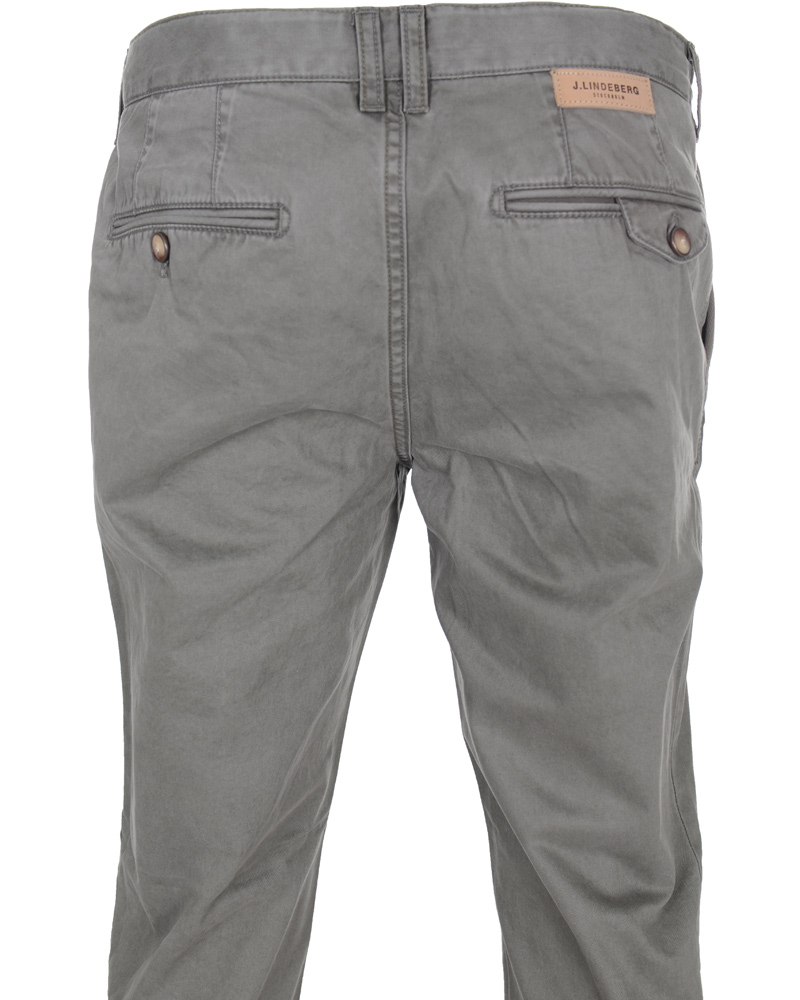 Hombres | Pantalones | J.Lindeberg | Chaze Season Cotton Chinos Mud Green