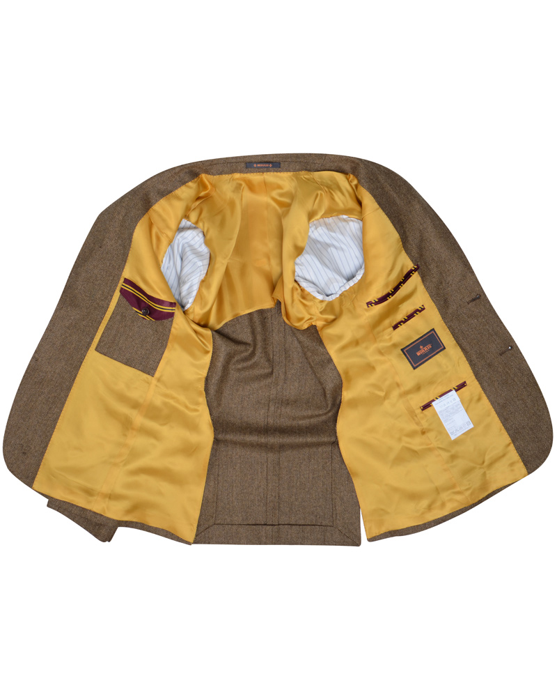 Hombres | Blazers | Morris | Marlow Birds Eye Blazer Brown