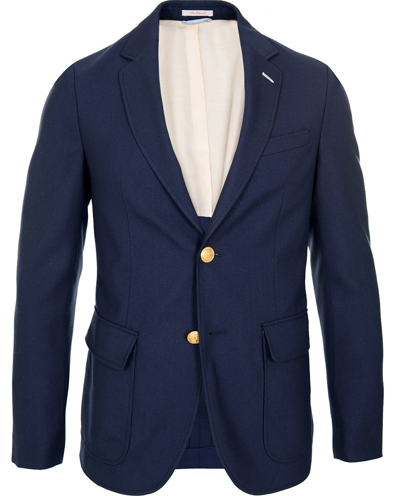 Hombres | Blazers | GANT Rugger | The Hopsack Jacket Navy
