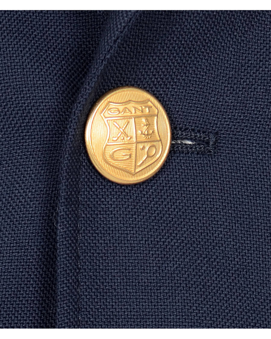 Hombres | Blazers | GANT Rugger | The Hopsack Jacket Navy