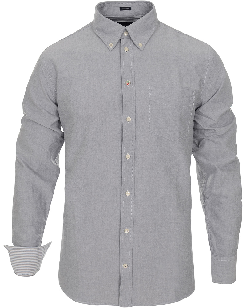 Hombres | Camisas | Boomerang | Tailored Fit B.D Oxford Shirt Grey Melange