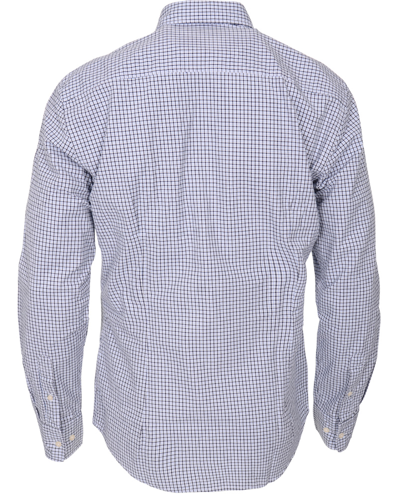 Hombres | Camisas | Boomerang | Trim Fit B.D Twill Check Shirt Cloud Blue