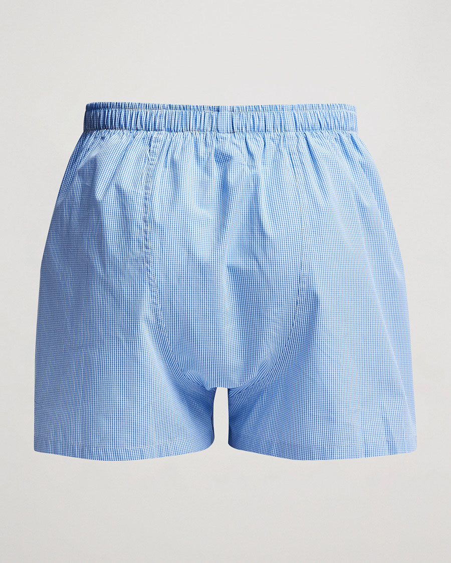 Hombres | Ropa interior y calcetines | Polo Ralph Lauren | Woven Boxer Blue Gingham Blue