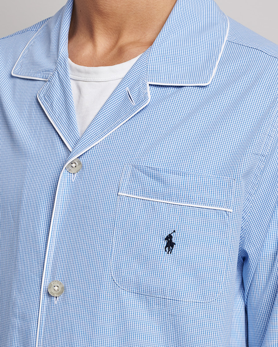 Hombres | Pijamas y batas | Polo Ralph Lauren | Pyjama Set Mini Gingham Blue