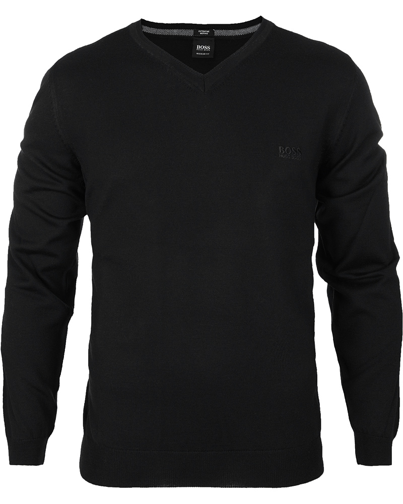 Hombres | Jerséis y prendas de punto | BOSS BLACK | BOSS Batisse-B Pullover Black