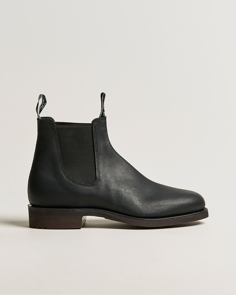 Hombres | R.M.Williams Gardener G Boot Greasy Kip Black | R.M.Williams | Gardener G Boot Greasy Kip Black