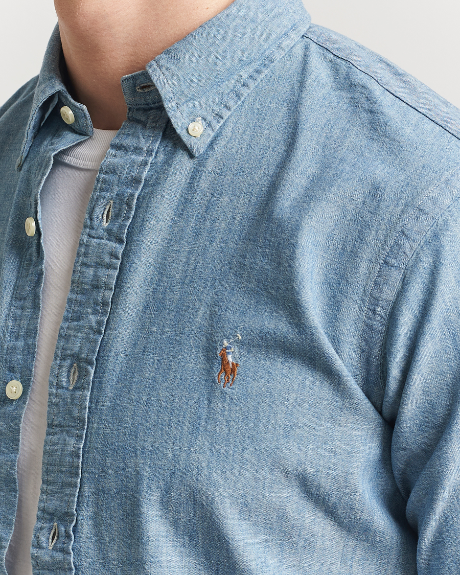Hombres | Camisas | Polo Ralph Lauren | Custom Fit Shirt Chambray Washed