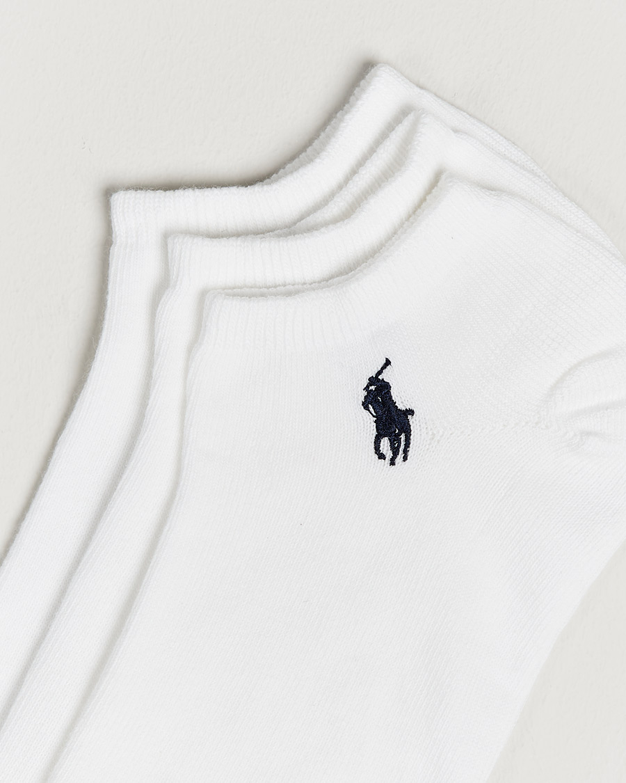 Hombres | Preppy Authentic | Polo Ralph Lauren | 3-Pack Ghost Sock White