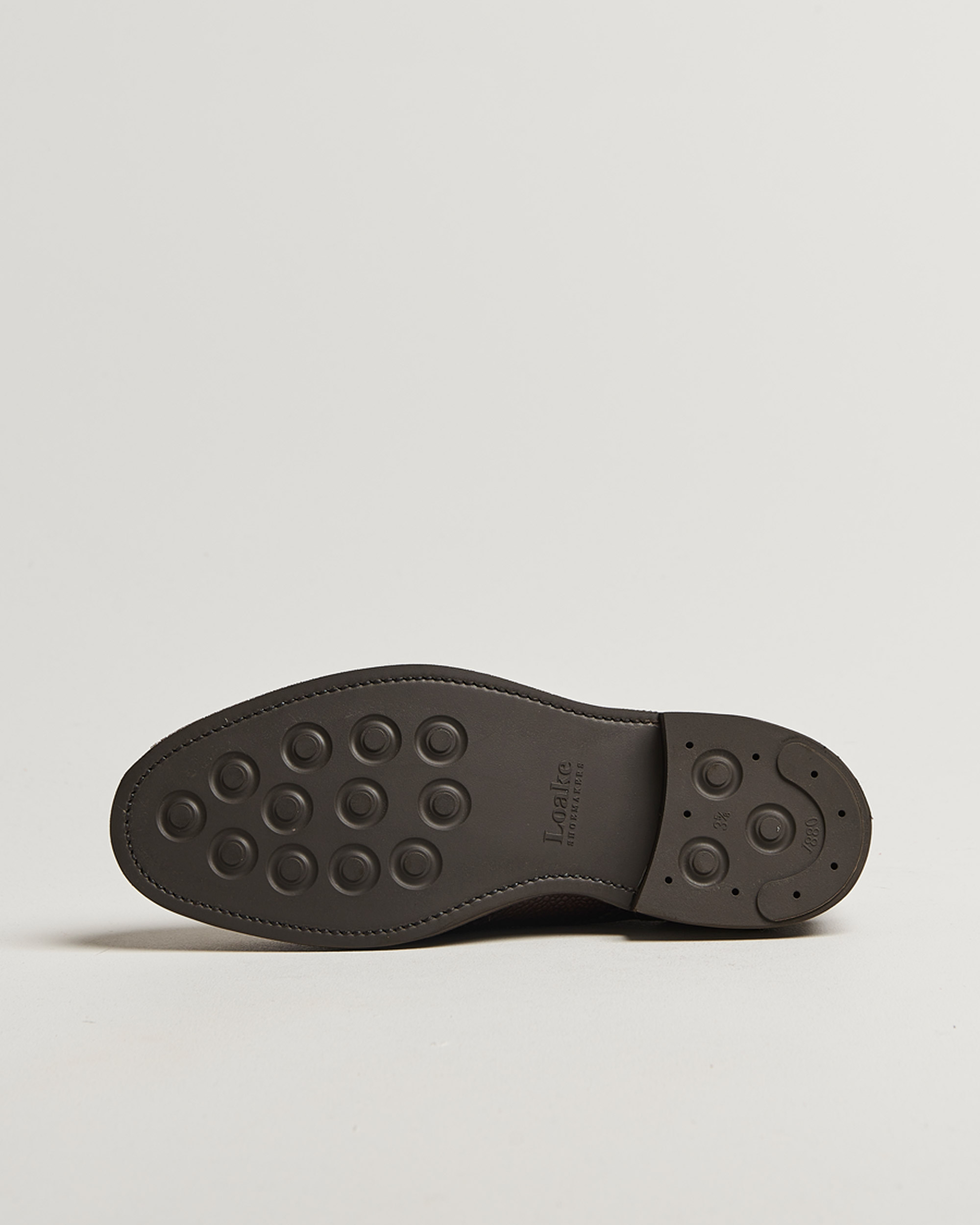 Hombres | Zapatos brogues | Loake 1880 | Badminton Brogue Dark Brown Grain