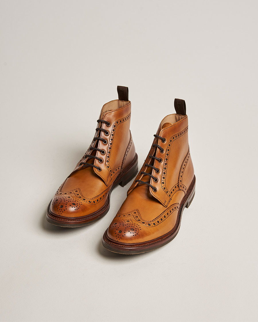 Hombres | Handgjorda skor - Skoblockskampanj | Loake 1880 | Bedale Boot Tan Burnished Calf