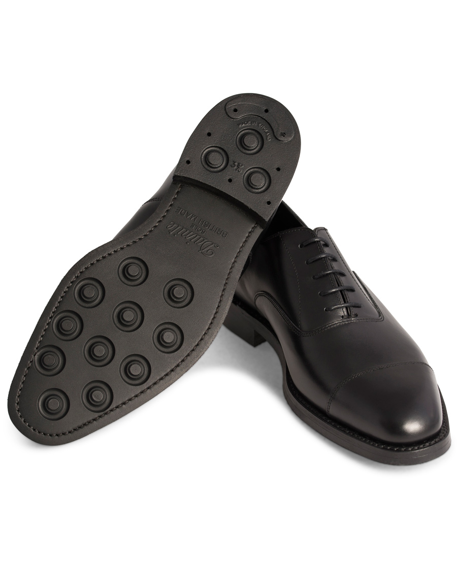 Hombres | Loake 1880 Aldwych Dainite Oxford Black Calf | Loake 1880 | Aldwych Dainite Oxford Black Calf