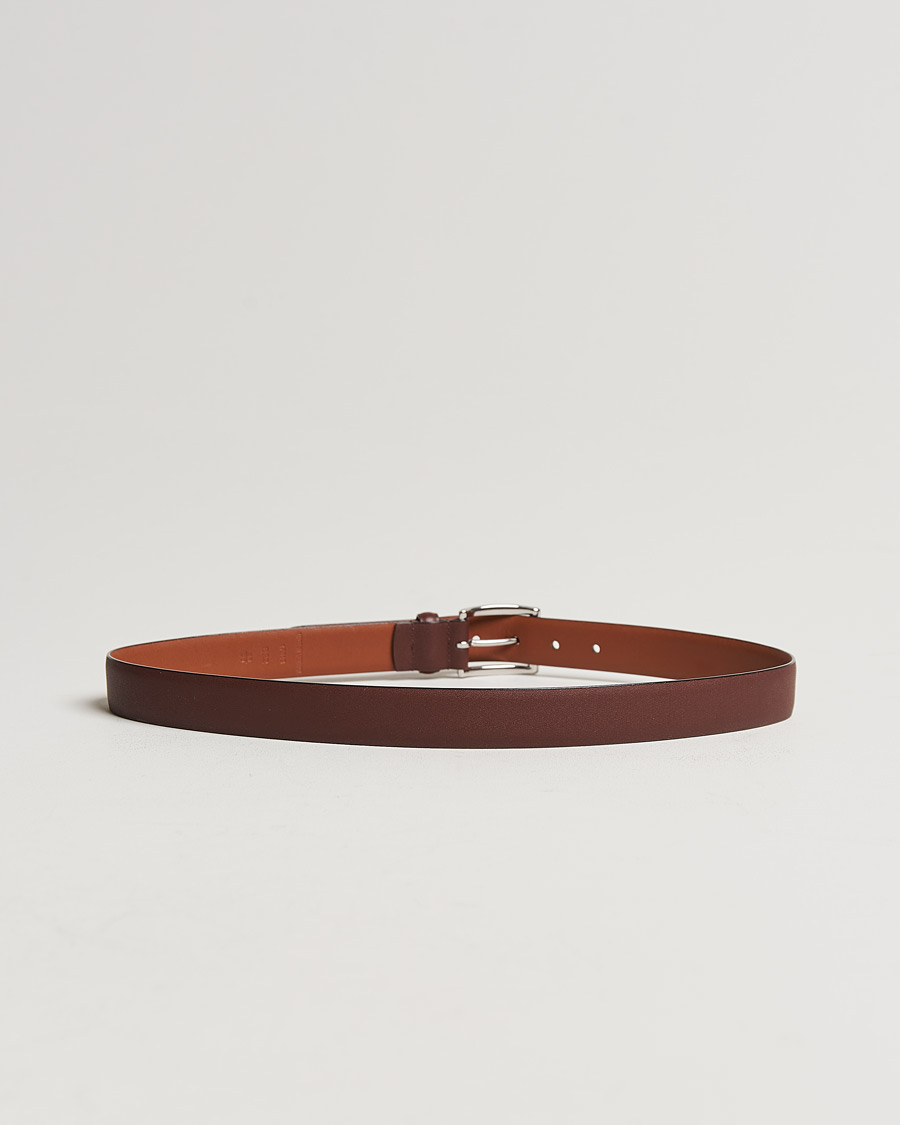 Hombres | Polo Ralph Lauren Cowhide Belt 3 cm Brown | Polo Ralph Lauren | Cowhide Belt 3 cm Brown