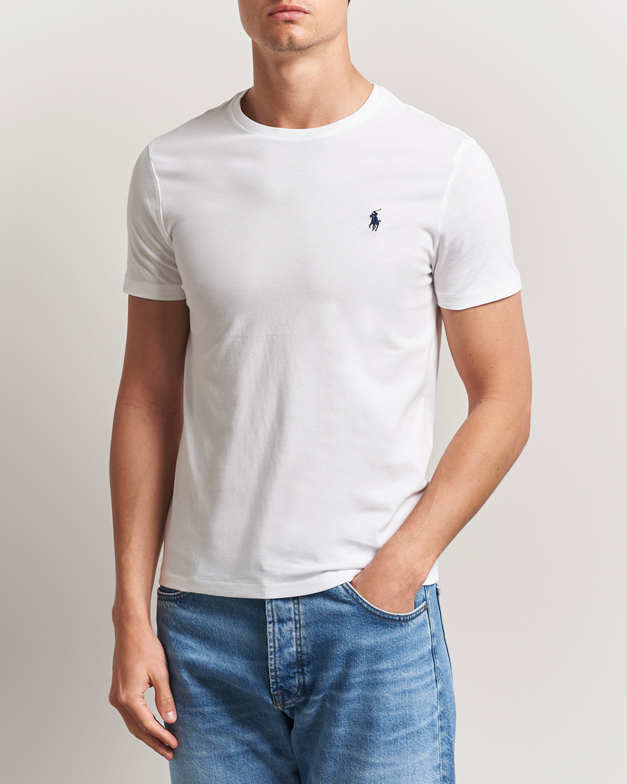 Hombres | Camisetas | Polo Ralph Lauren | Custom Slim Fit Tee White