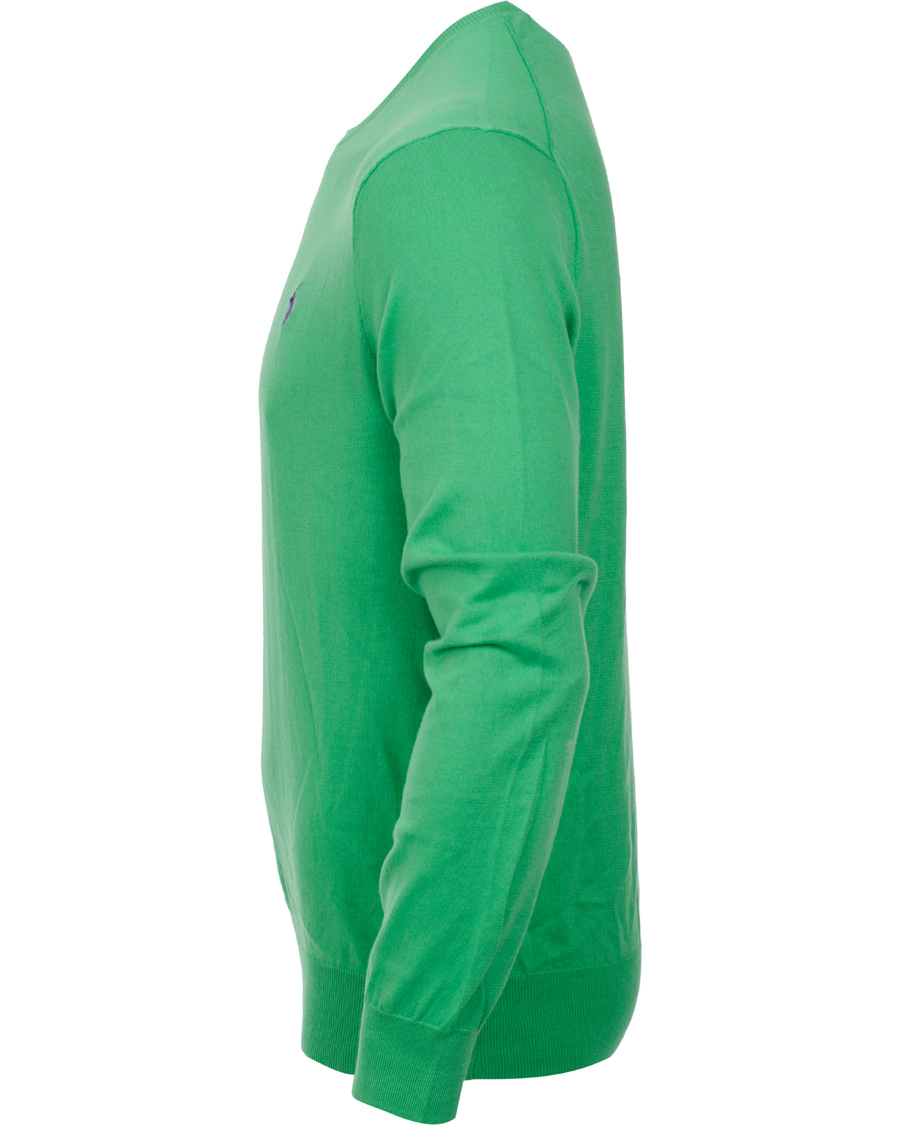 Hombres | Jerséis y prendas de punto | Polo Ralph Lauren | Slim Fit Pima Cotton Crew Neck Pullover Tiller Green