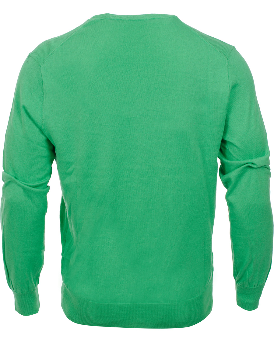 Hombres | Jerséis y prendas de punto | Polo Ralph Lauren | Slim Fit Pima Cotton Crew Neck Pullover Tiller Green