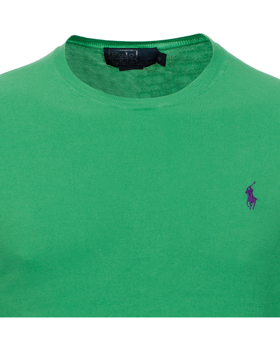 Hombres | Jerséis y prendas de punto | Polo Ralph Lauren | Slim Fit Pima Cotton Crew Neck Pullover Tiller Green