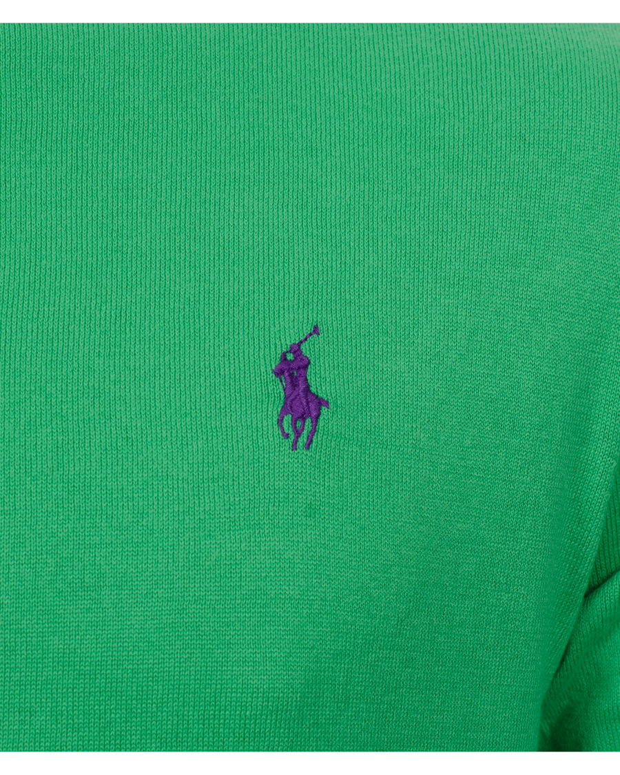 Hombres | Jerséis y prendas de punto | Polo Ralph Lauren | Slim Fit Pima Cotton Crew Neck Pullover Tiller Green