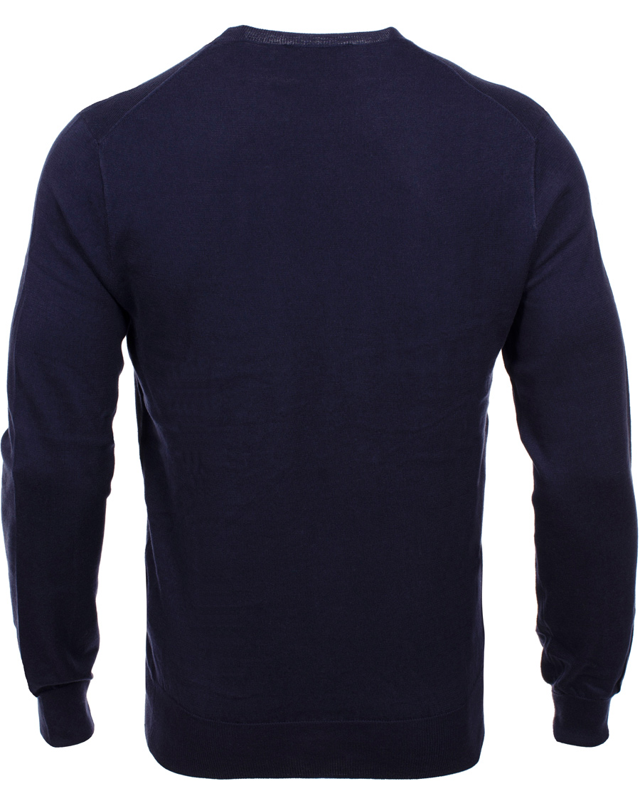 Hombres | Jerséis y prendas de punto | Polo Ralph Lauren | Slim Fit Pima Cotton Crew Neck Pullover Hunter Navy