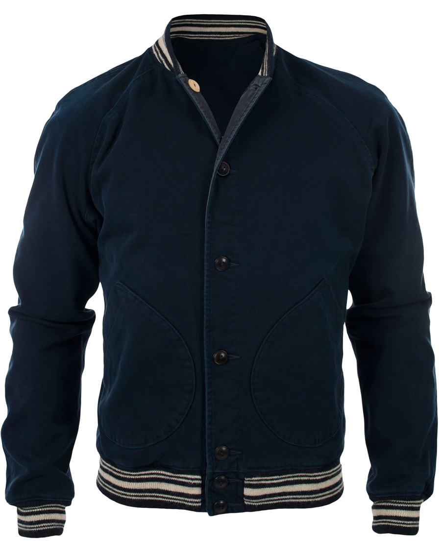 Hombres | Abrigos y chaquetas | Polo Ralph Lauren | Reversible Satin Varsity Jacket Navy