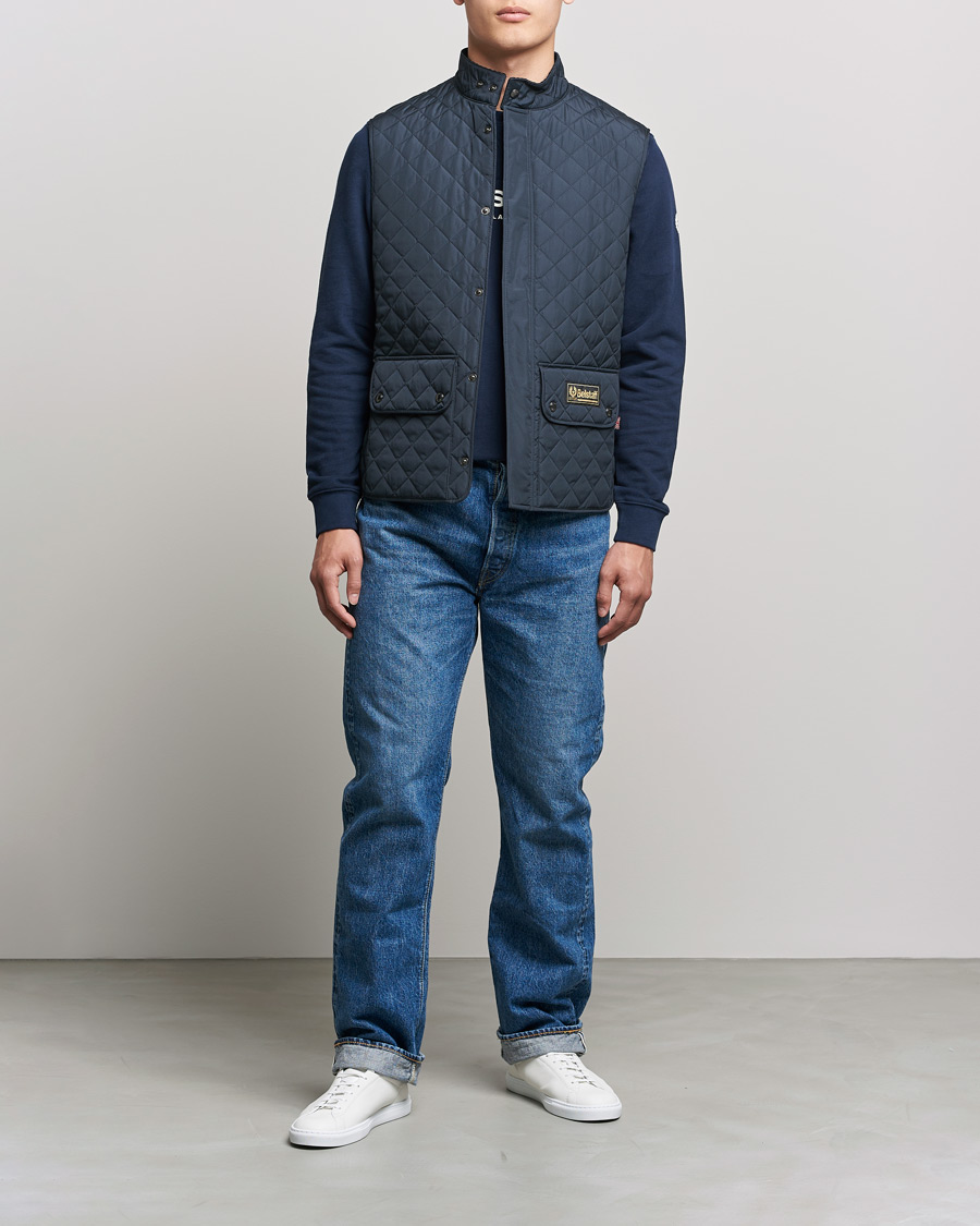 Hombres | Abrigos y chaquetas | Belstaff | Waistcoat Quilted Navy