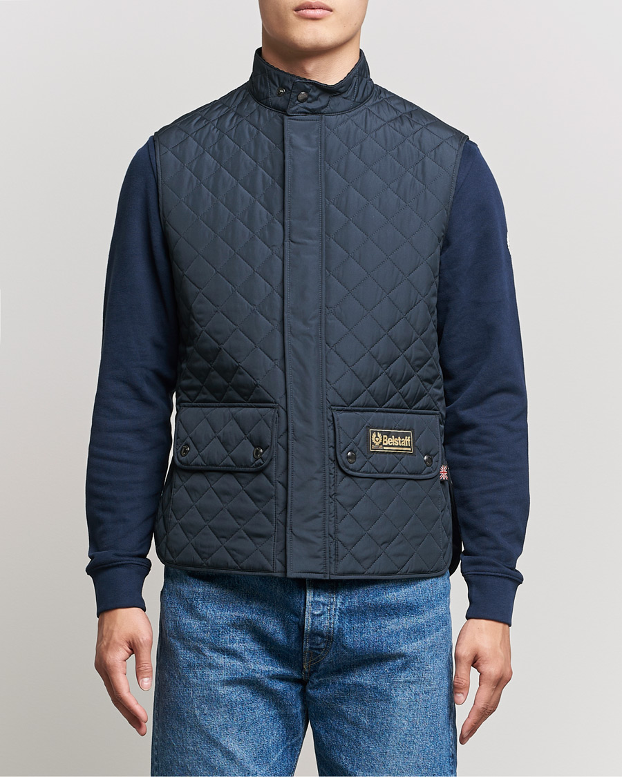 Hombres | Chalecos | Belstaff | Waistcoat Quilted Navy