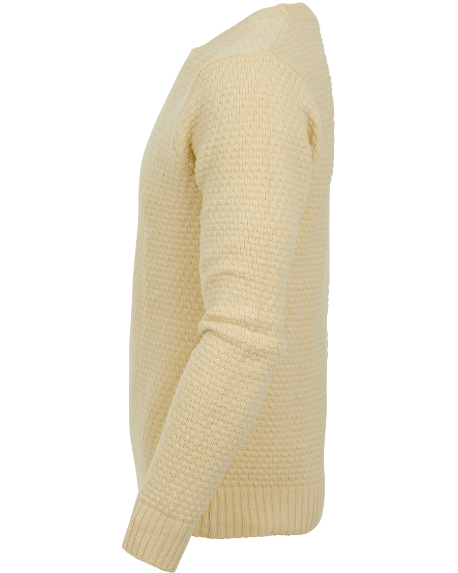 Hombres | Jerséis y prendas de punto | GANT Rugger | The Tuck Knit Sweater Cream
