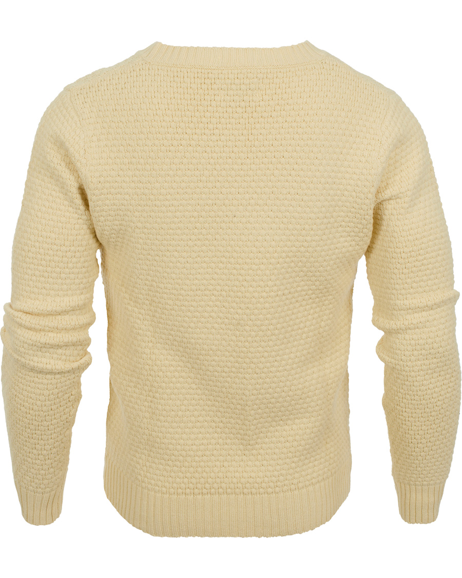 Hombres | Jerséis y prendas de punto | GANT Rugger | The Tuck Knit Sweater Cream