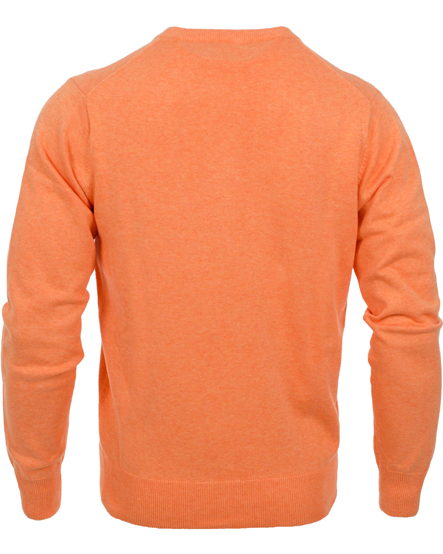 Hombres | Jerséis y prendas de punto | GANT | Light Weight Cotton V-Neck Pullover Carrot Melange