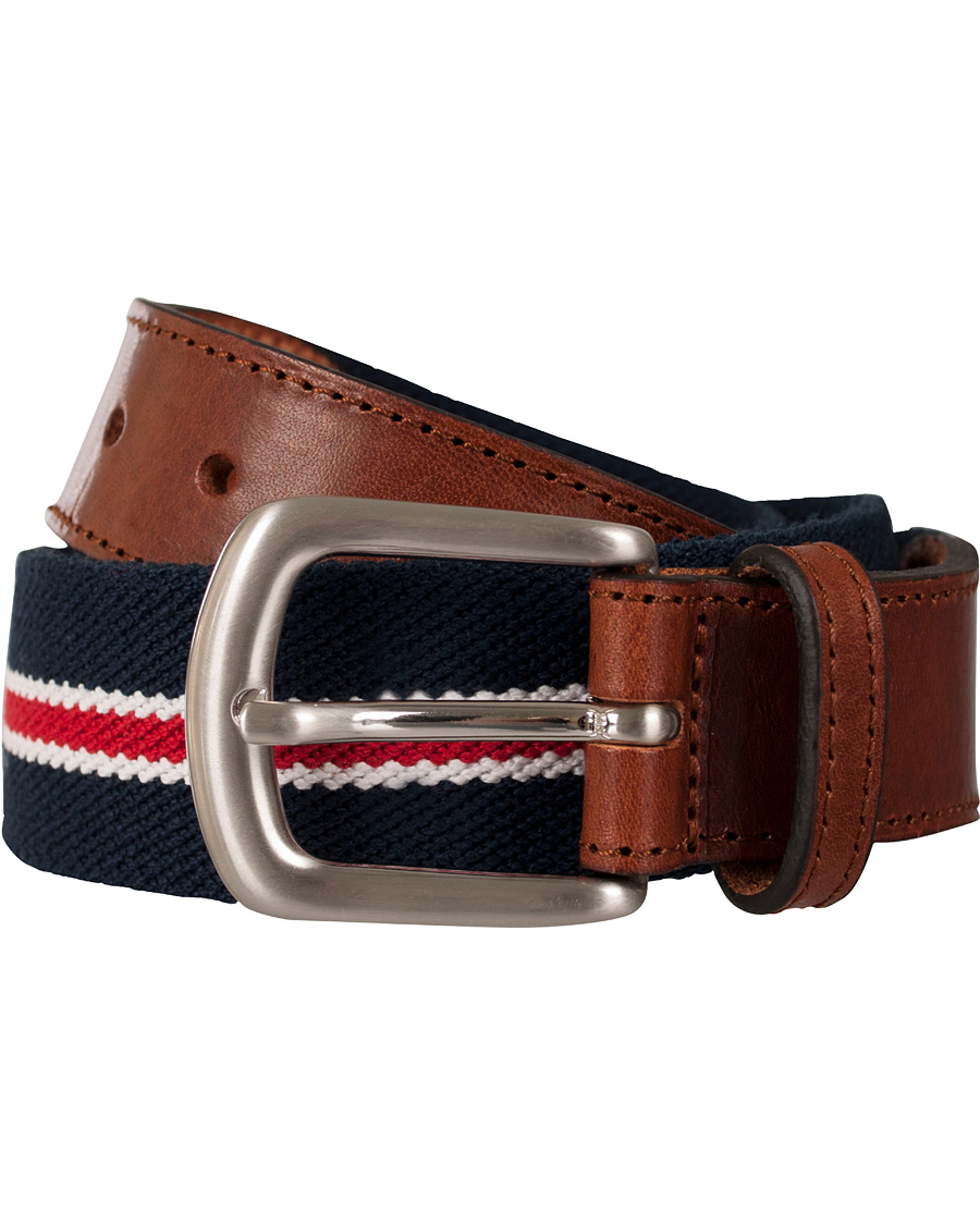 Hombres | GANT Prep School Elastic Belt Bright Red | GANT | Prep School Elastic Belt Bright Red