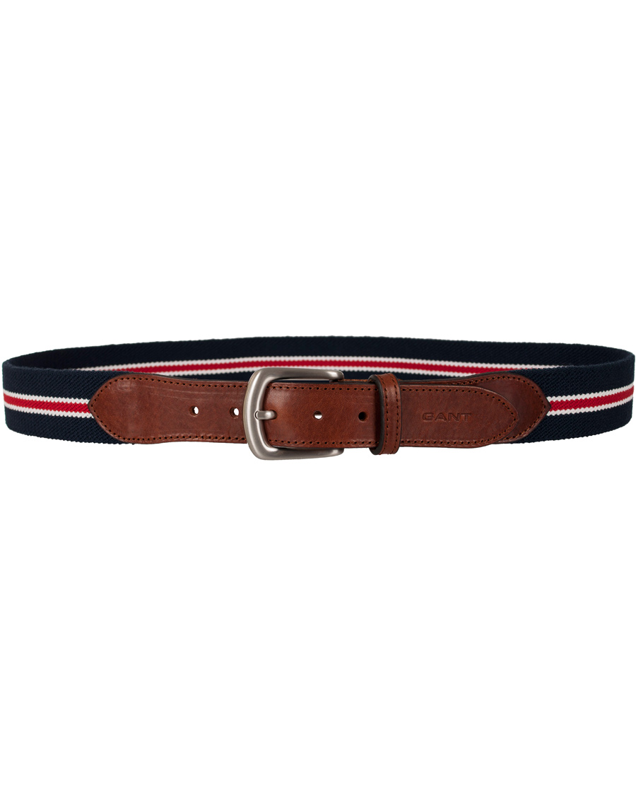 Hombres | GANT Prep School Elastic Belt Bright Red | GANT | Prep School Elastic Belt Bright Red