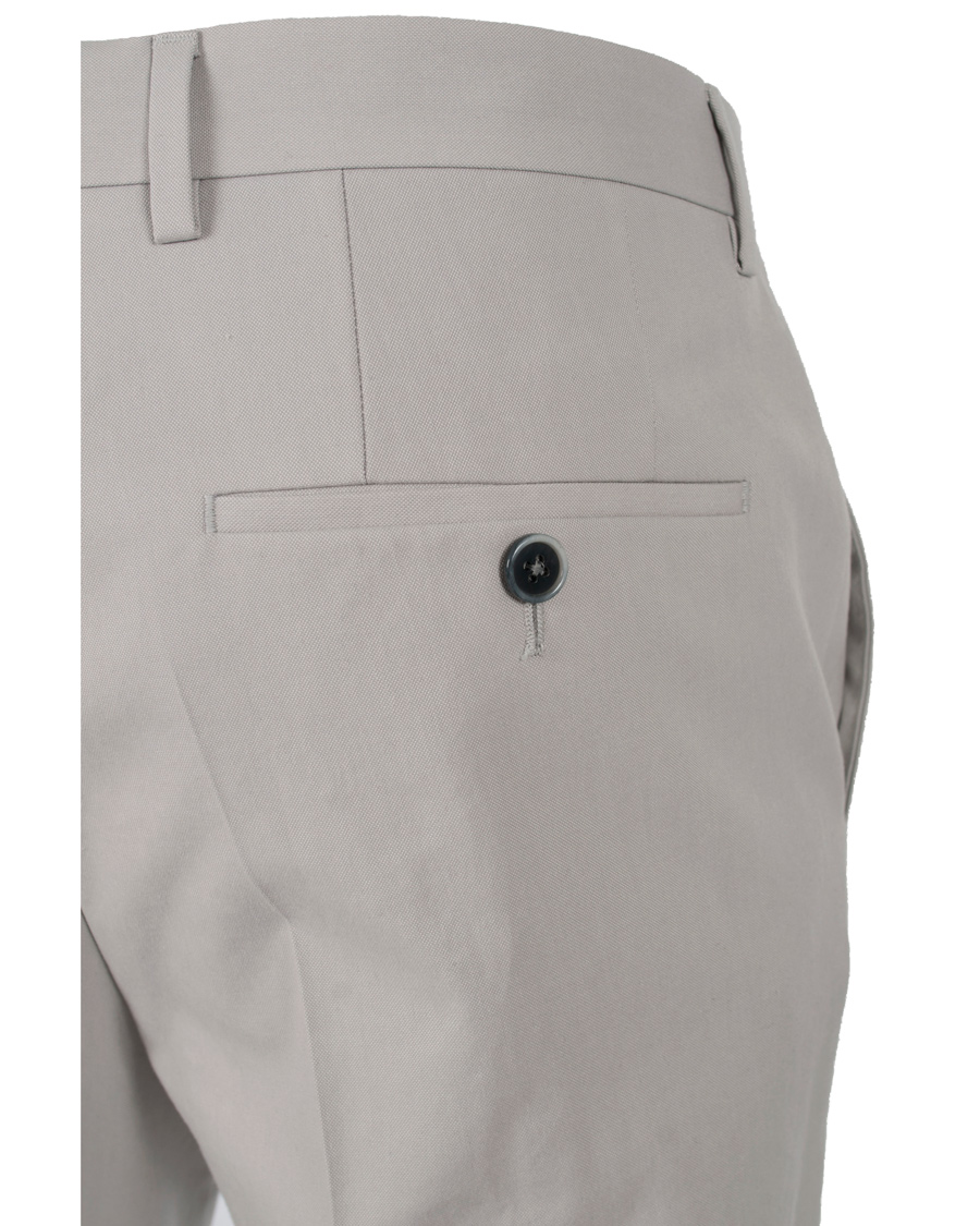Hombres | Pantalones | BOSS BLACK | BOSS Genesis 2 Cotton Stretch Trouser Silver
