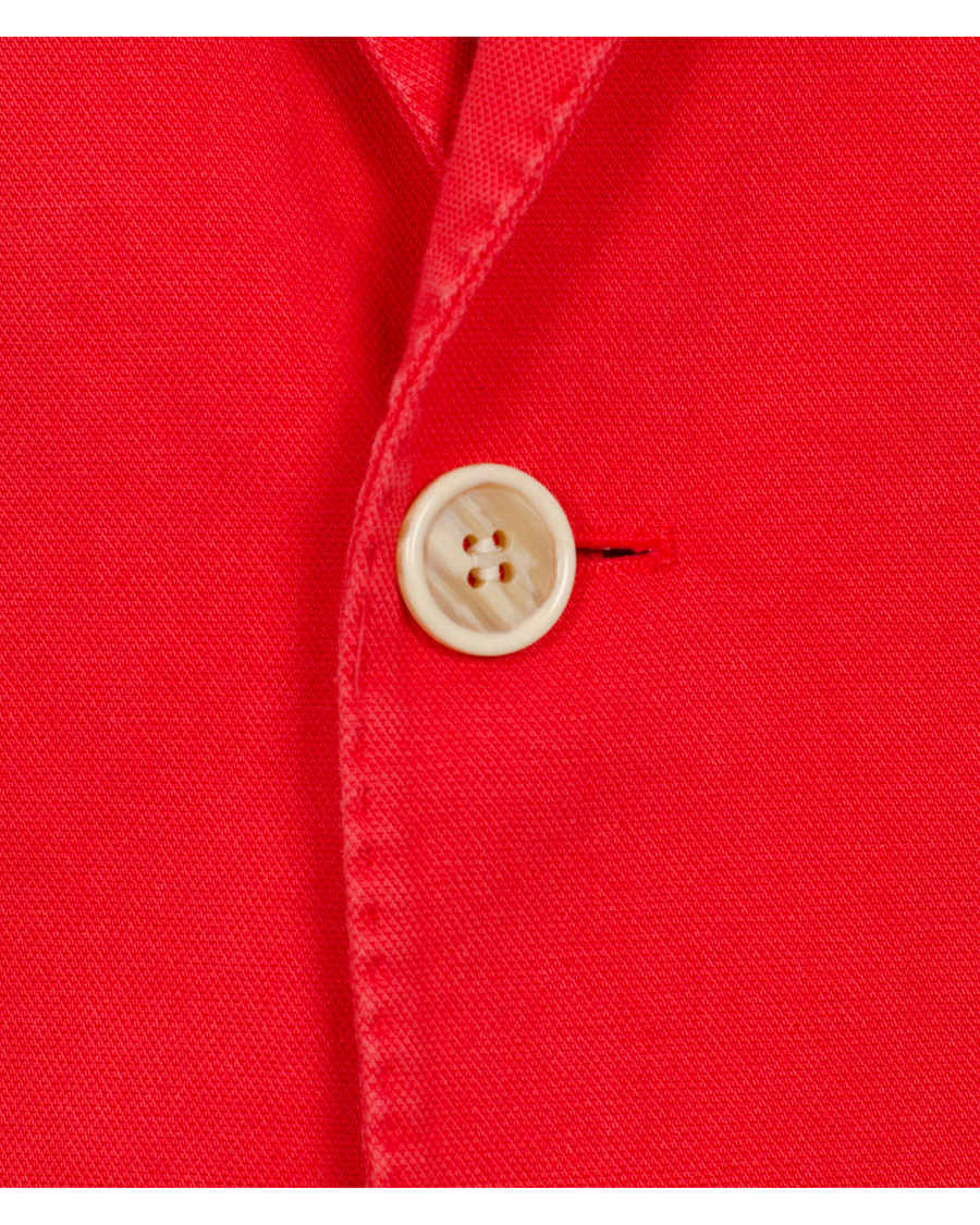 Hombres | Blazers | Hackett | Garment Dye Jacket Red