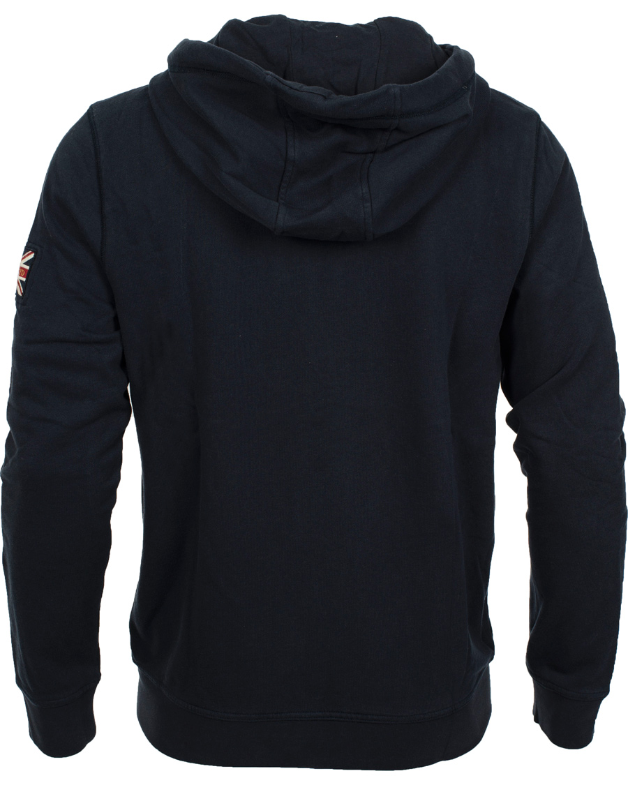 Hombres | Jerséis y prendas de punto | Henri-Lloyd | Henri Lloyd Filey Hooded Full Zip Sweat Navy
