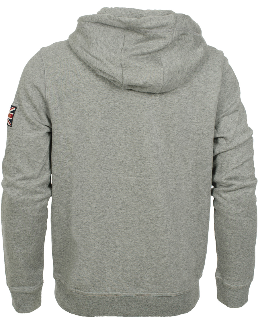 Hombres | Jerséis y prendas de punto | Henri-Lloyd | Henri Lloyd Filey Hooded Full Zip Sweat Grey Marl