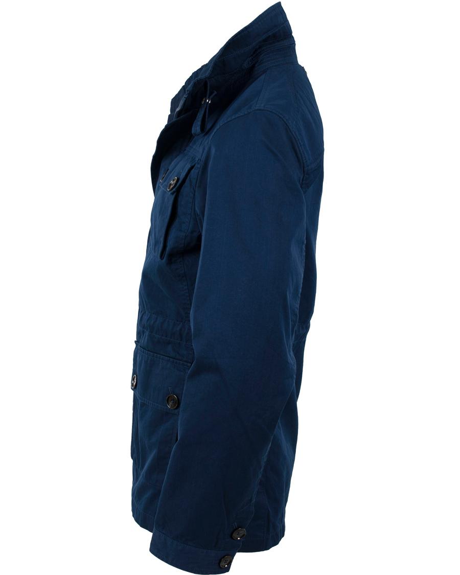 Hombres | Abrigos y chaquetas | J.Lindeberg | Foreman Two Tone Cotton Jacket Dark Blue