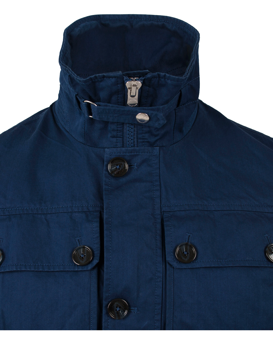 Hombres | Abrigos y chaquetas | J.Lindeberg | Foreman Two Tone Cotton Jacket Dark Blue