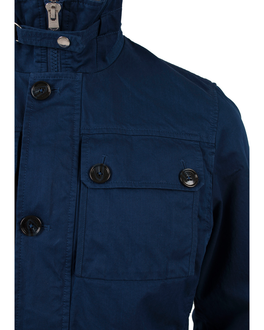 Hombres | Abrigos y chaquetas | J.Lindeberg | Foreman Two Tone Cotton Jacket Dark Blue