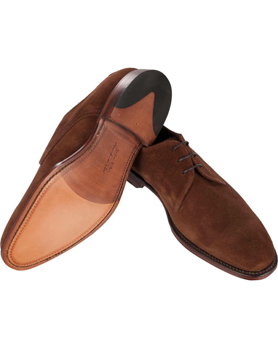 Hombres | Loake 1880 Downing Derby Brown Suede | Loake 1880 | Downing Derby Brown Suede