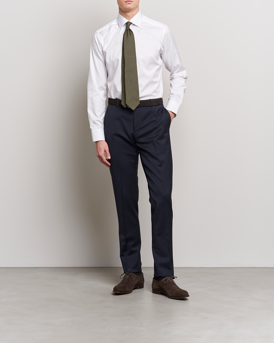 Hombres | Formal | Eton | Slim Fit Shirt White