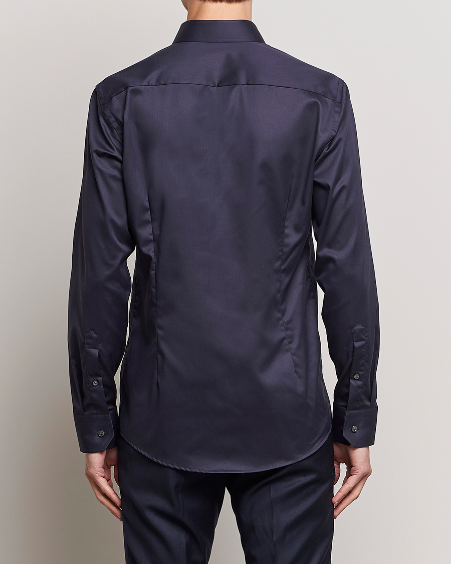 Hombres | Camisas | Eton | Slim Fit Shirt Navy