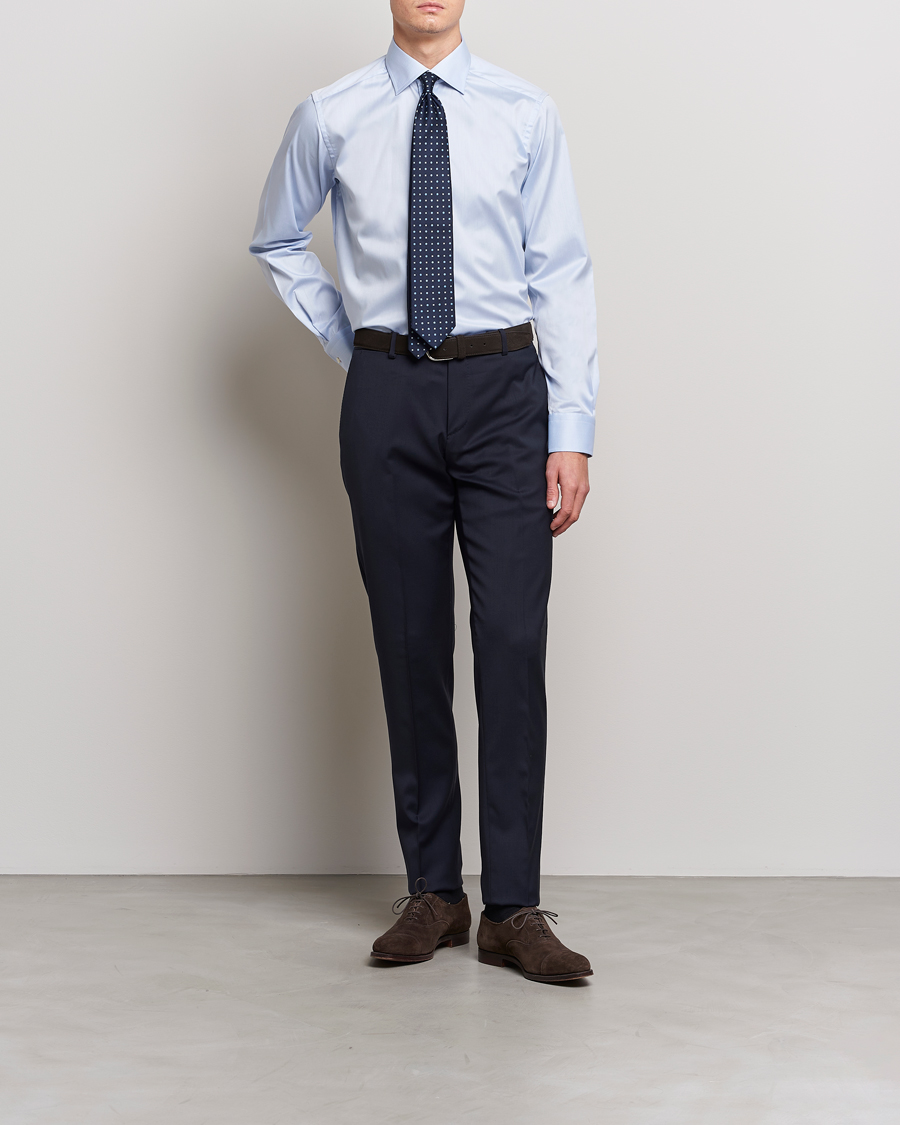 Hombres | Formal | Eton | Contemporary Fit Shirt Blue