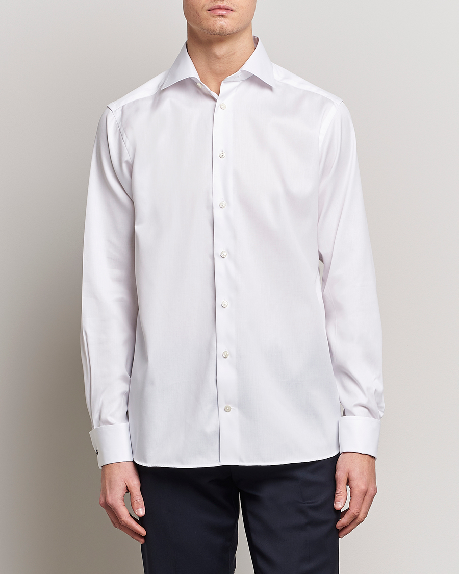 Hombres | Camisas | Eton | Contemporary Fit Shirt Double Cuff White