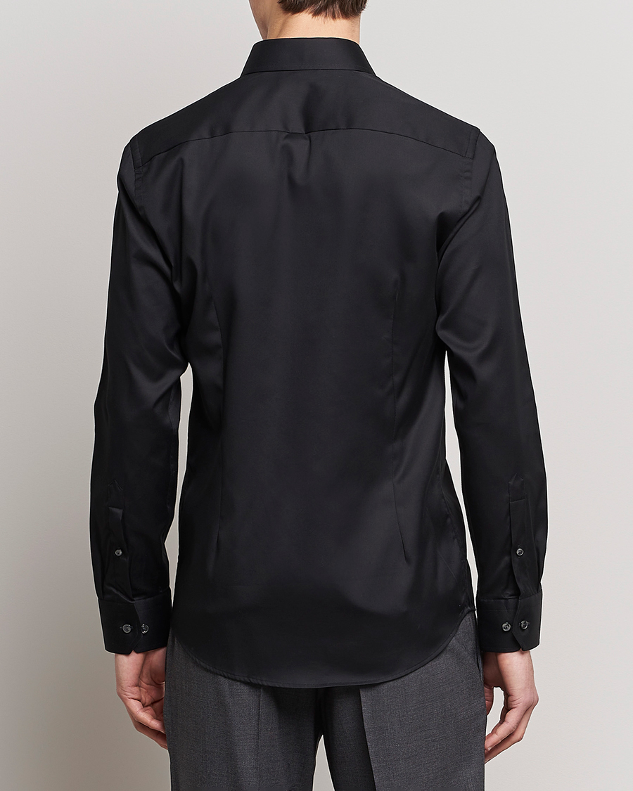 Hombres | Camisas | Eton | Slim Fit Shirt Black