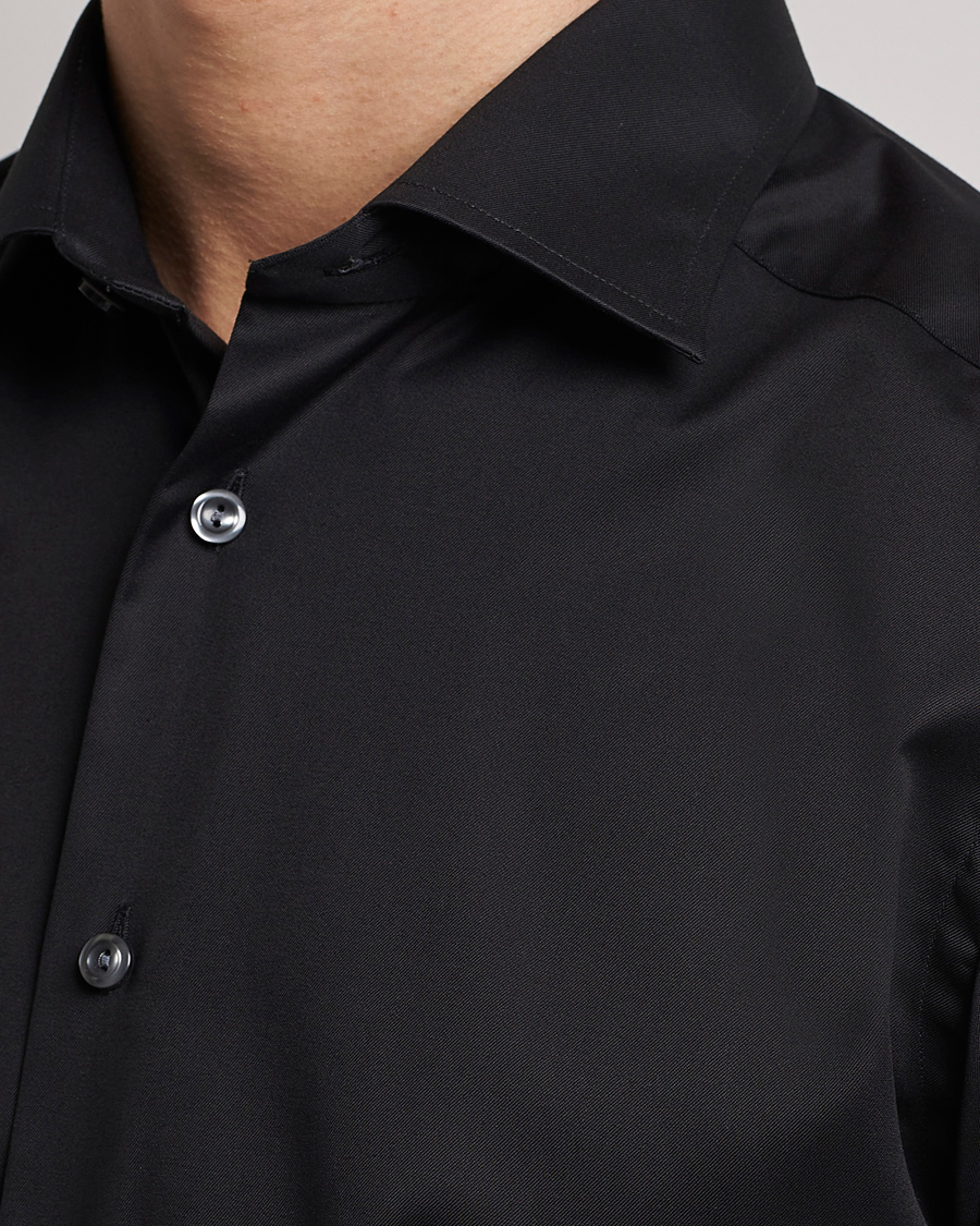 Hombres | Camisas | Eton | Slim Fit Shirt Black