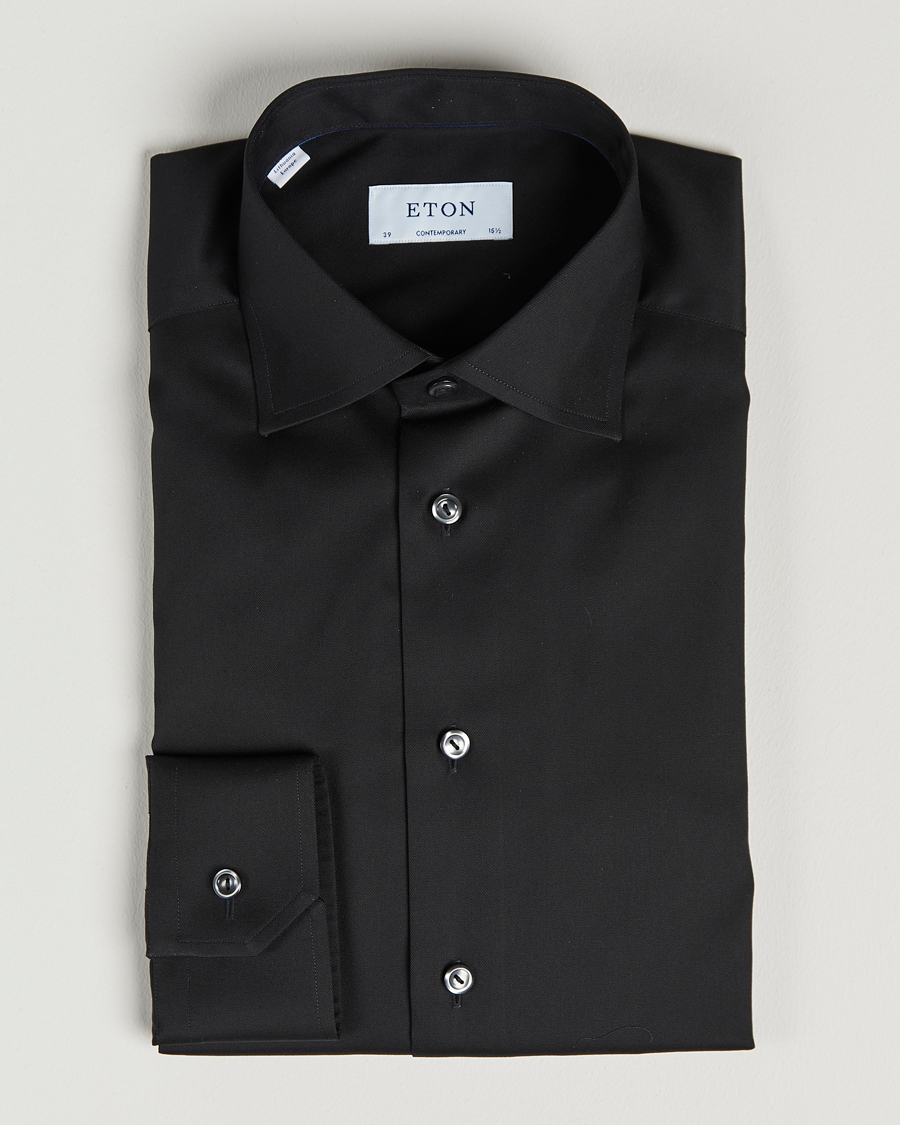  | | Eton | Contemporary Fit Shirt Black