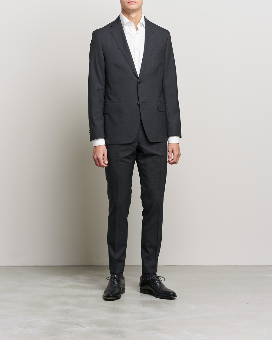 Hombres | Blazers | Oscar Jacobson | Edmund Blazer Super 120's Wool Grey