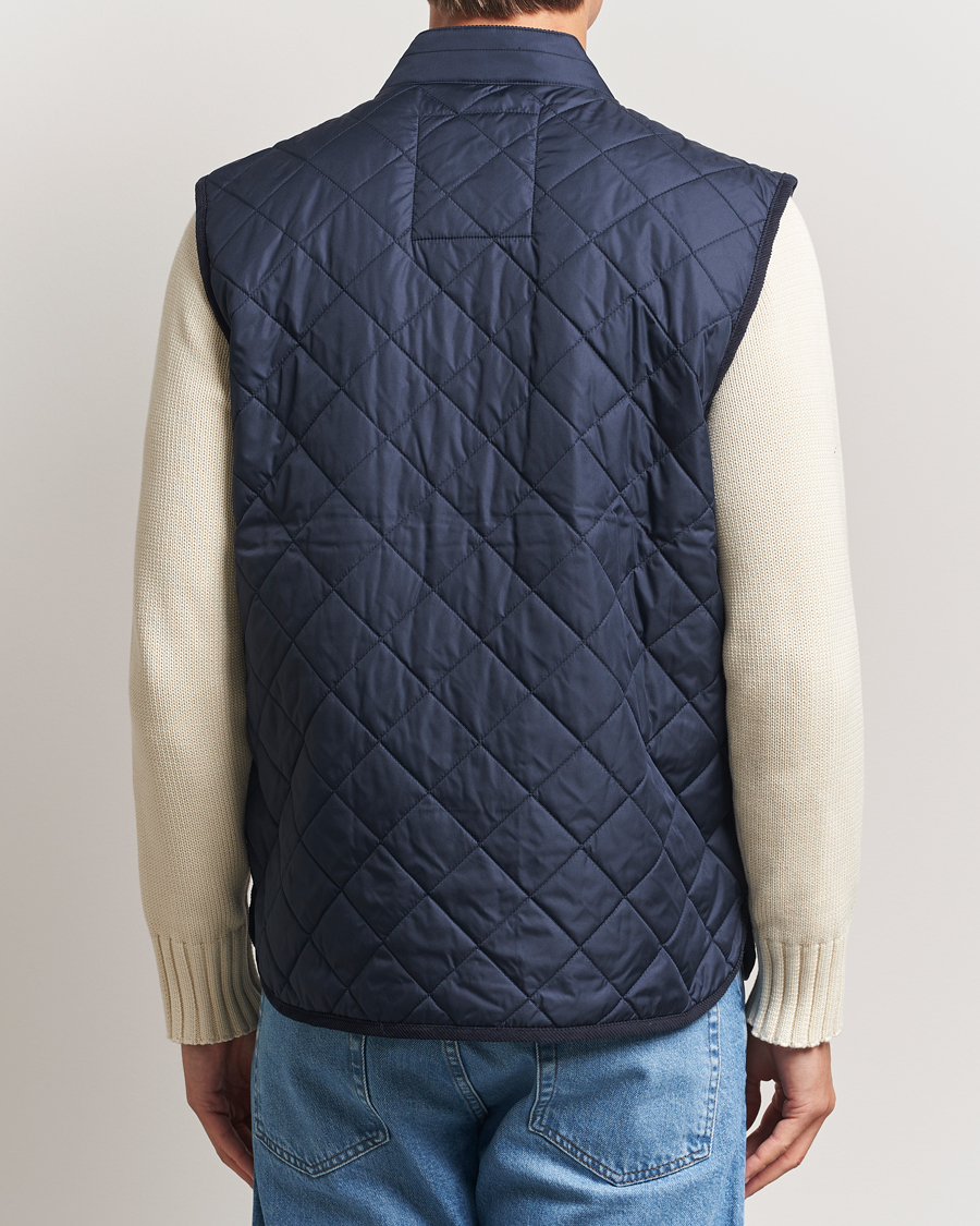 Hombres | Chalecos | Morris | Trenton Quilted Vest Old Blue