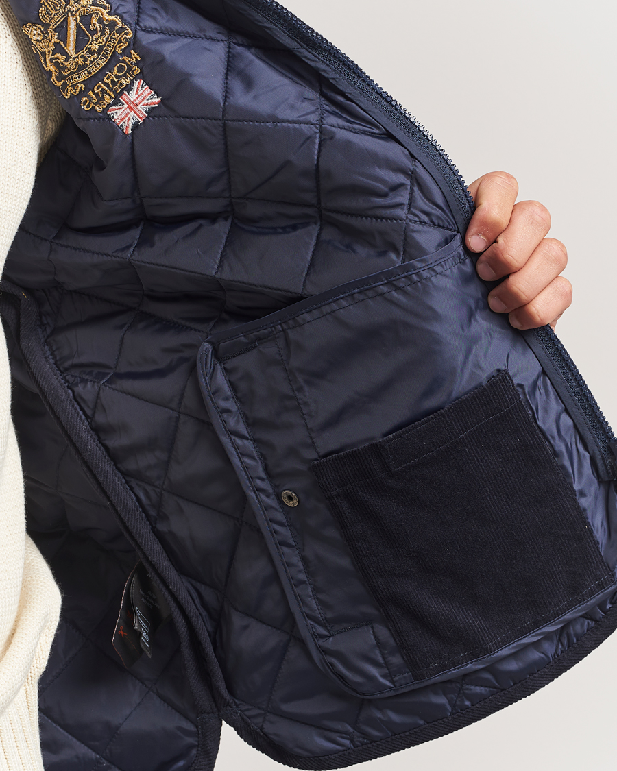 Hombres | Chalecos | Morris | Trenton Quilted Vest Old Blue